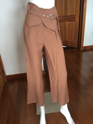 One More Brand Tan Capri Pants With Detachable High Waist XS - Beautiful Unique