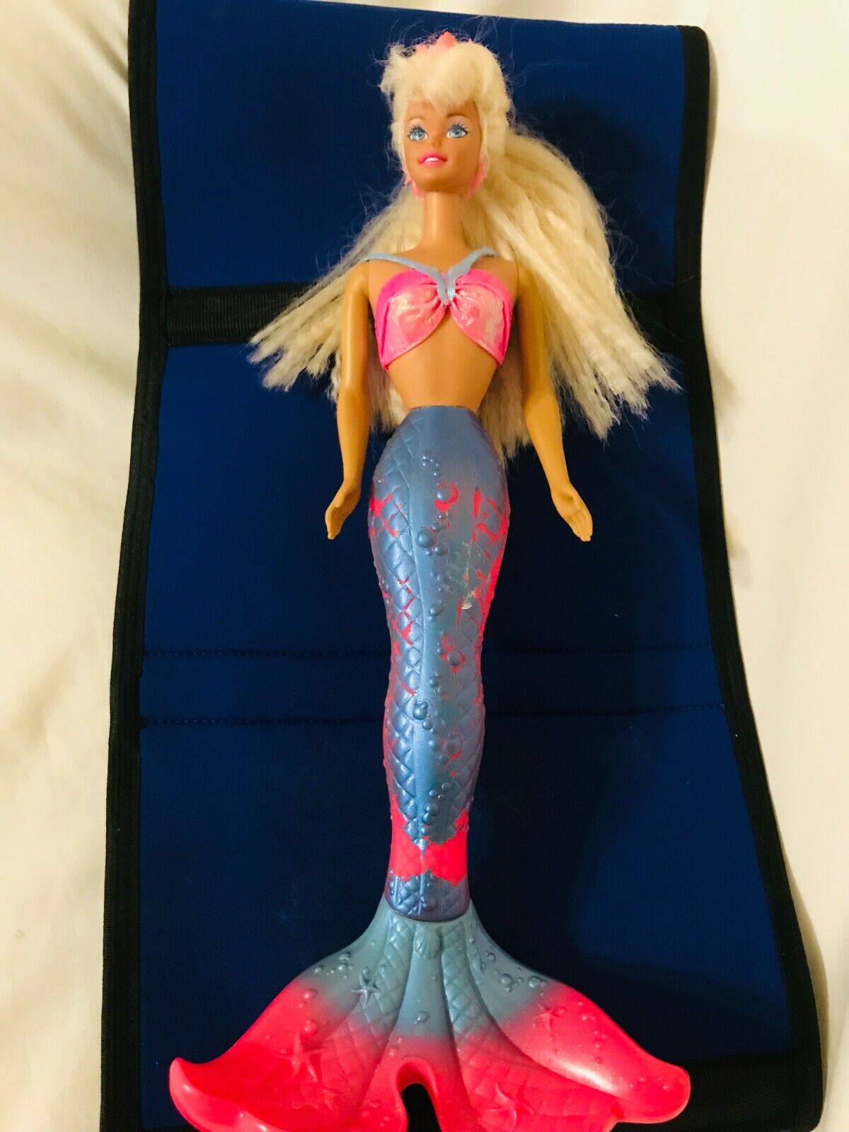 BARBIE MERMAID DOLL MATTEL BUBBLING MERMAID WITH OPEN CROWN AND WATER PLAY BODY eBay
