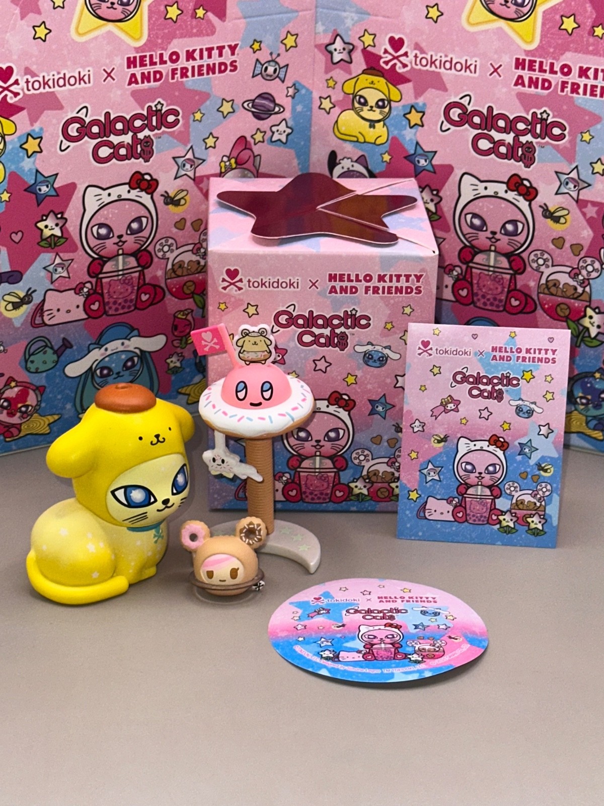 tokidoki x Hello Kitty & Friends Galactic Cats “POMPOMPURIN