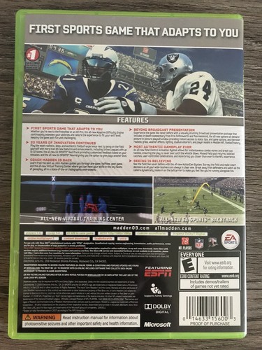 Lot 2 Madden NFL Xbox 360 Games Madden 09 Madden 13 Tested