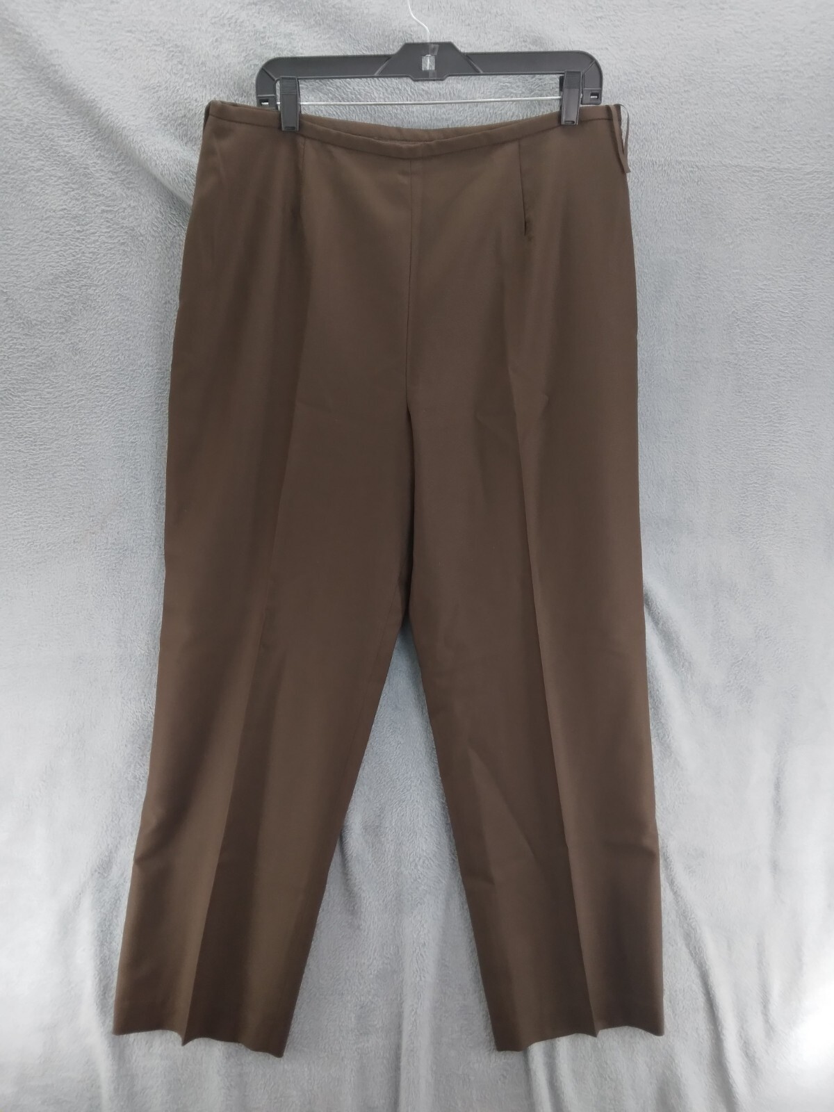 Amanda Smith 100% Pure New Wool Dress Pants Women 16 Brown