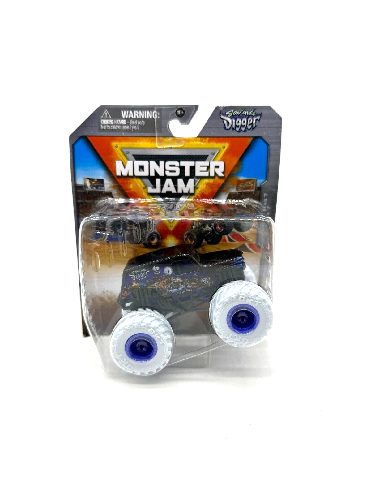 レビューの多い高評価商品特集！ Monster True 7 Series Scale 1:64 Truck Digger Son-Uva Jam ダーツ