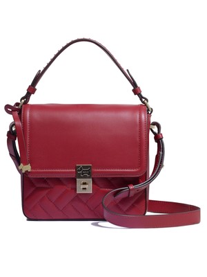 

RADLEY LONDON Женская красная стеганая жаккардовая сумка через плечо Dorset Street, Красный, H2792601
