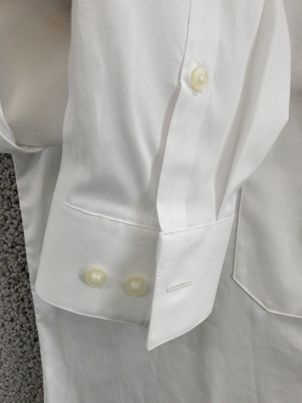 Calvin Klein Infinite Color Regular Fit Dress Shirt Men's M 15-15.5 34-35 White - Picture 10 of 19