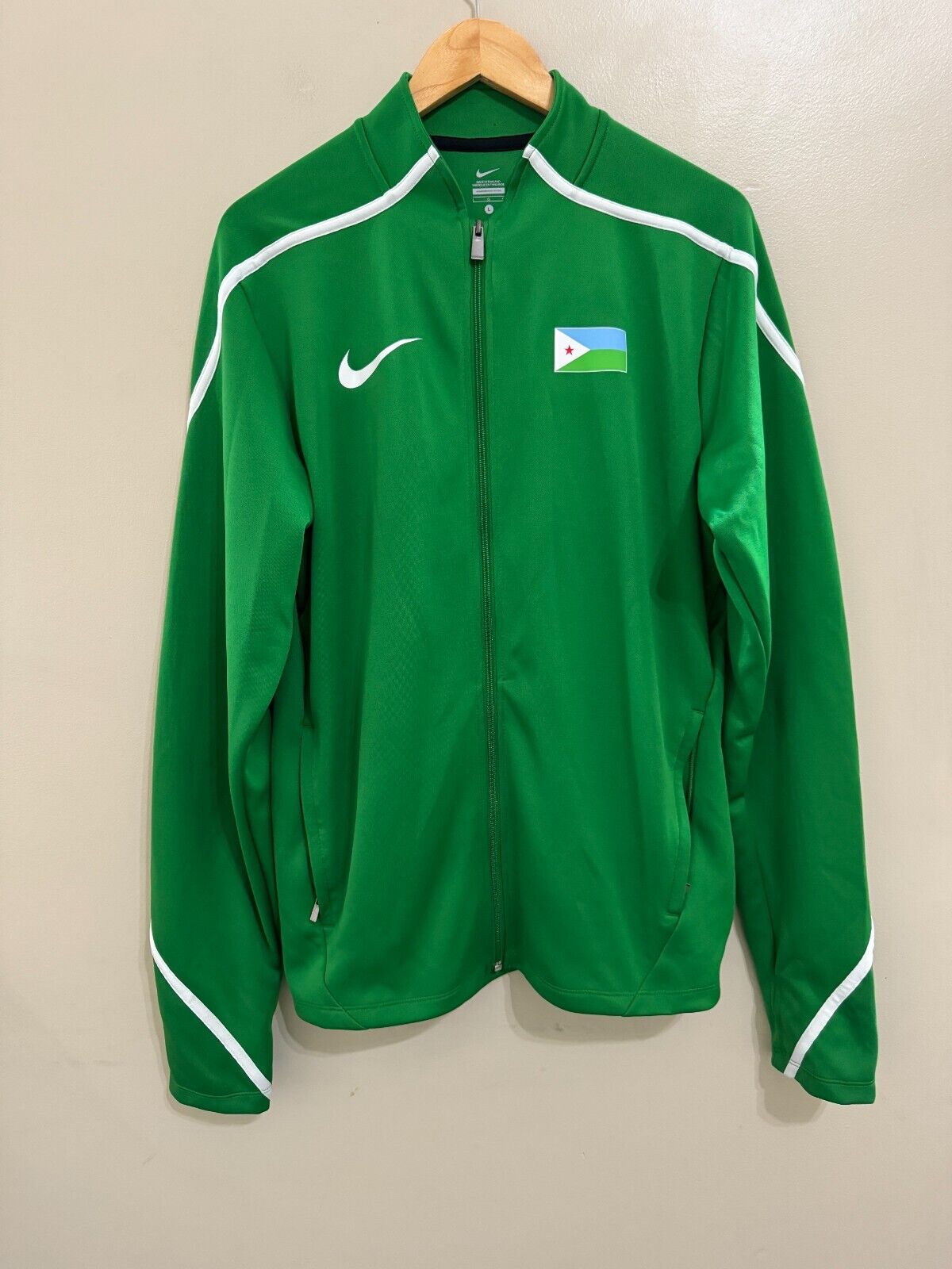 Nike Pro Elite DJIBOUTI Team-Issue Full-Zip Track Jacket Nike Pro Elite DJIBOUTI Team-Issue Full-Zip Track Jacket