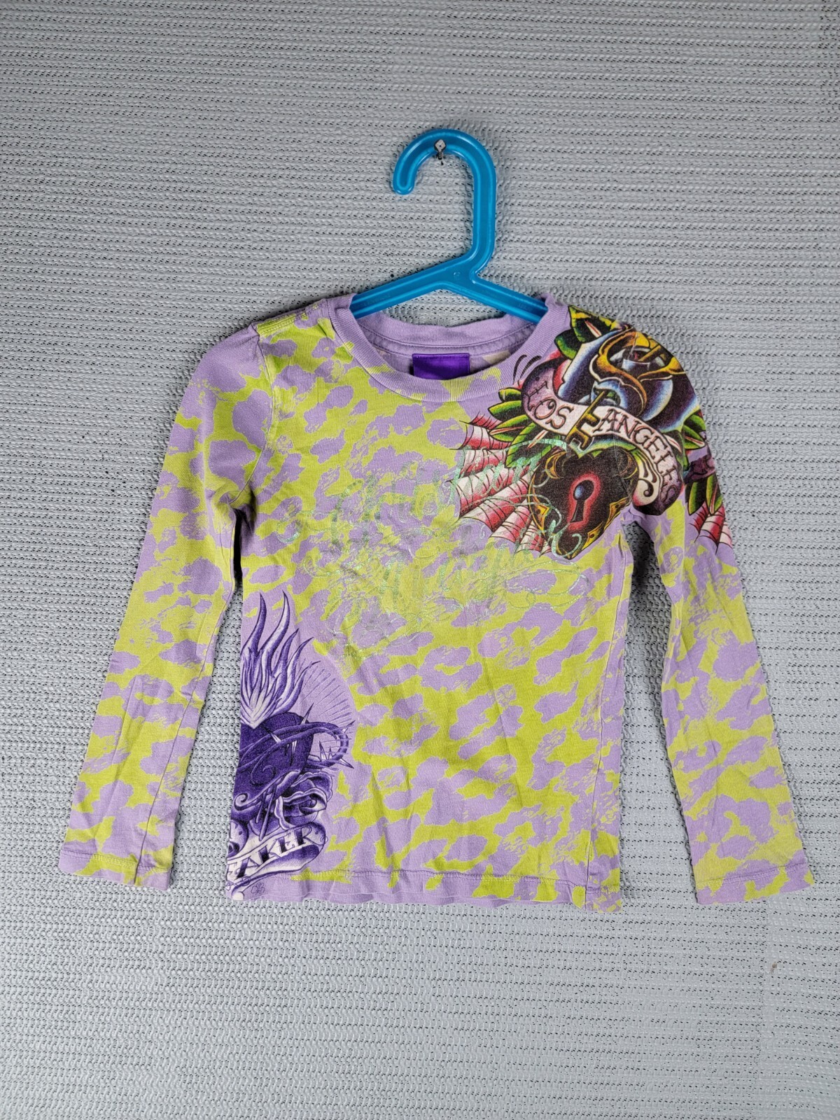 Christian Audigier Kids T-shirt long-sleeve size 4 all over