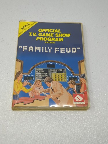 VTG 1987 FAMILY FEUD Apple II Video Game Software Floppy