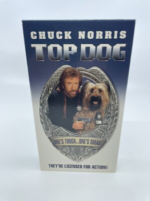 Top Dog VHS VCR Video Tape Movie Chuck Norris Used