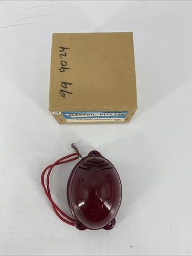 RARE Vintage Lafayette Model EL-86 Electric Buzzer Red with Box Made in Japan 