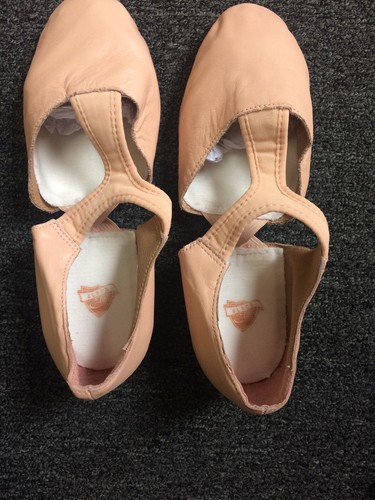 New Bloch Elastosplit Grecian Lyrical Dance Shoe ES0410L 9 Pink