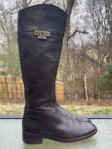ブーツその他 Tory Burch Lock Ridin' Brown Leather Boots TORY BURCH | Brown Women's Boots | YOOX