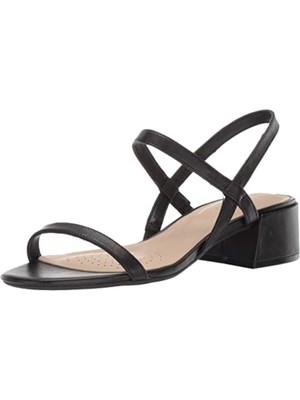 

KENNETH COLE NEW YORK Женские черные кожаные сандалии без шнуровки Maisie с пяткой на пятке, 9 м, Черный, KLS9102LE