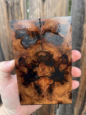 Stabilized Oak Burl Hybrid- Knife Scales