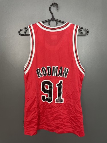 STARTER シカゴ・ブルズ RODMAN 91 XL Vintage Dennis Rodman #91 Chicago Bulls NBA Basketball
