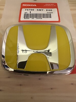 Honda Civic Type R Emblem Genuine-Style Red Rear Emblem For Civic Type ...