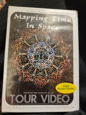 Mapping Time in Space, The Satori Tour Chronicles Vol. #1 (DVD) Tour Video. New!