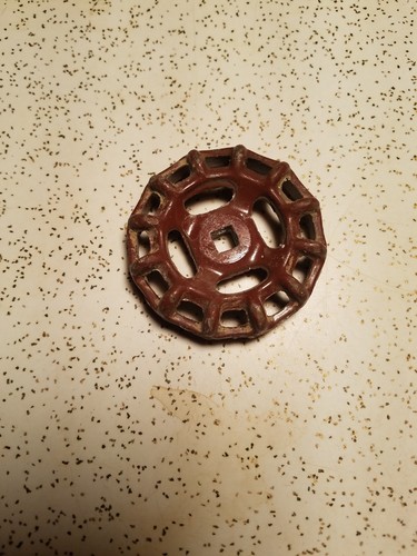 Lot of 2 Vintage Round Valve Handles Steampunk