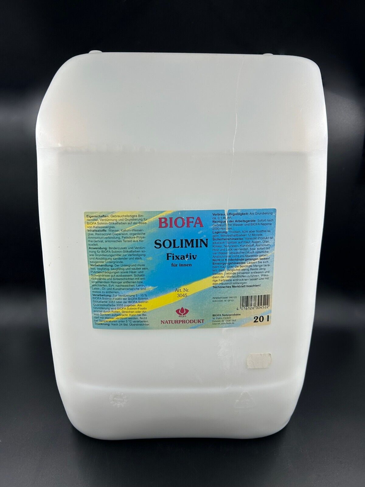 Biofa Solimin Fixaktiv 3045 20 L