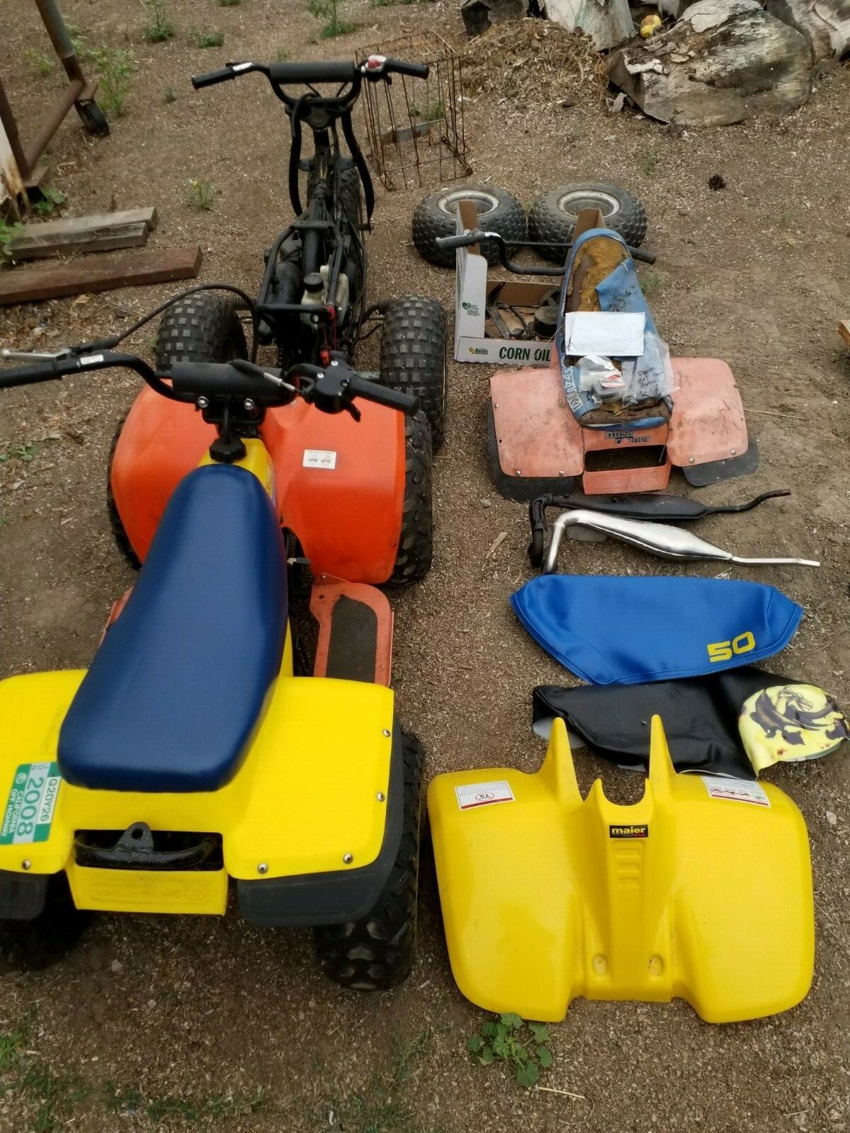 1987 Suzuki Quad LT and 3 Wheeler LTA 2 strokes .