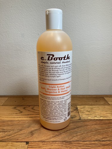 c. Booth Tangerine Honey￼ Triple Action Hair Bath & Body W