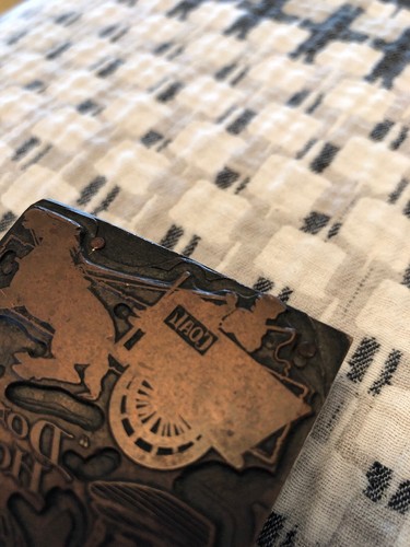 Don’t Hold Back Order Now! Coal Wagon Antique Vintage Letterpress Copper On Wood