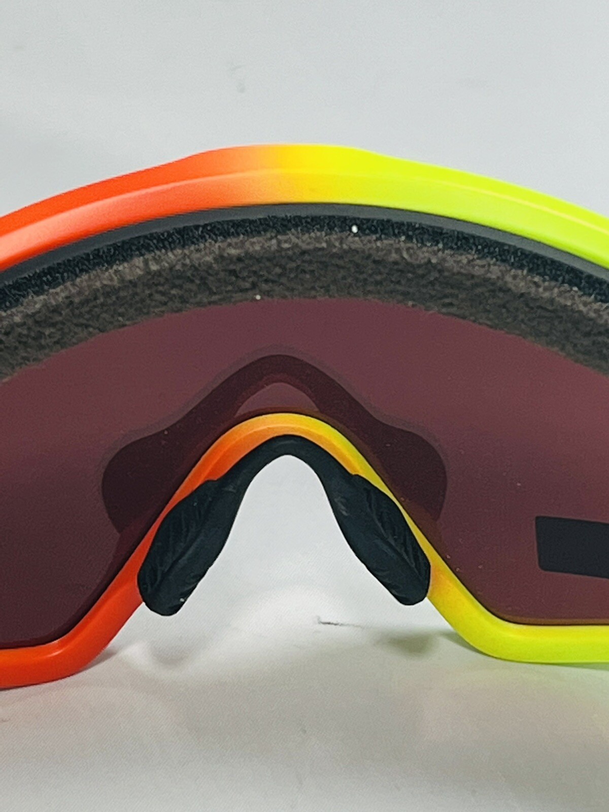 New Oakley Wind Jacket 2.0 Sunglasses Harmony Fade Yellow Orange