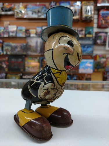 1950s Walt Disney Linemar Jiminy Cricket Antique wind_up toy