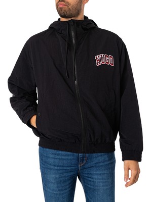 HUGO BOSS HUGO HERREN BENJI2421 JACKE, SCHWARZ