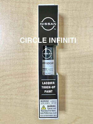 New OEM Nissan QAK Glacier White 3-in-1 Touch Up Paint + Clear Coat 999PP-SDQAK