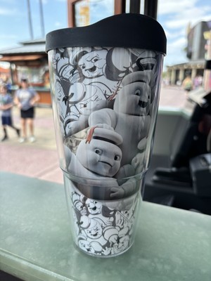 Universal Studios Ghostbusters Stay Puft Marshmallow Man Tumbler Mug New