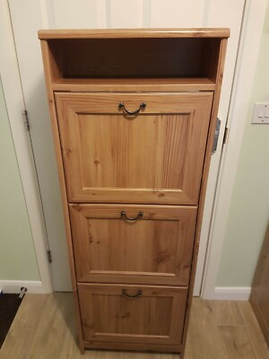 Oak Shoe Storage Cabinet For Sale In Uk View 63 Ads