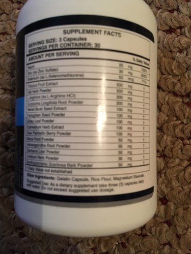 Gentopia Labs Virectin Loaded - Maximum Male Performance (90 caps) Exp 03/2020