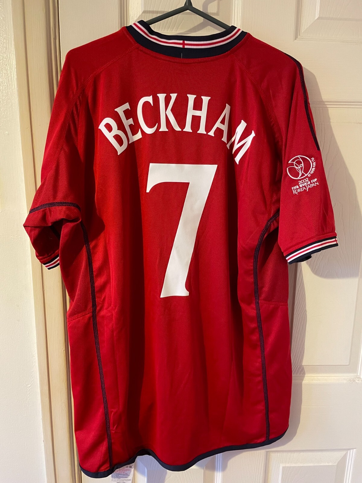 England Authentic FIFA World Cup 2002 (Korea) shirt S/S BECKHAM XL