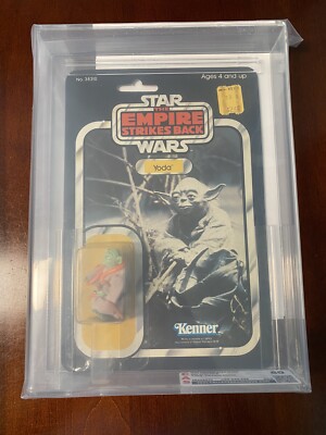 1980 Kenner Star Wars - ESB 32 Back-B - Yoda Orange Snake - New Sealed - CAS 80!