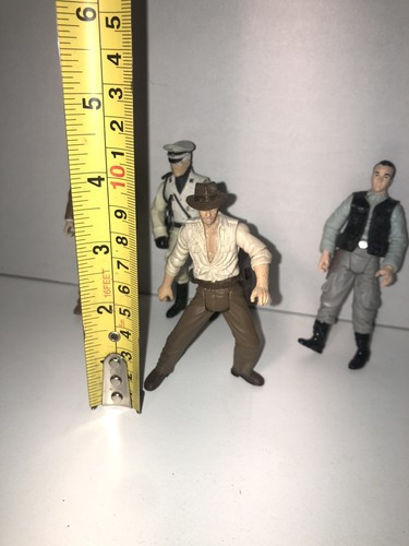 Indiana Jones Action Figure Lot Of 8 3-3/4&rdquo; 3.750 Tall Hasboro