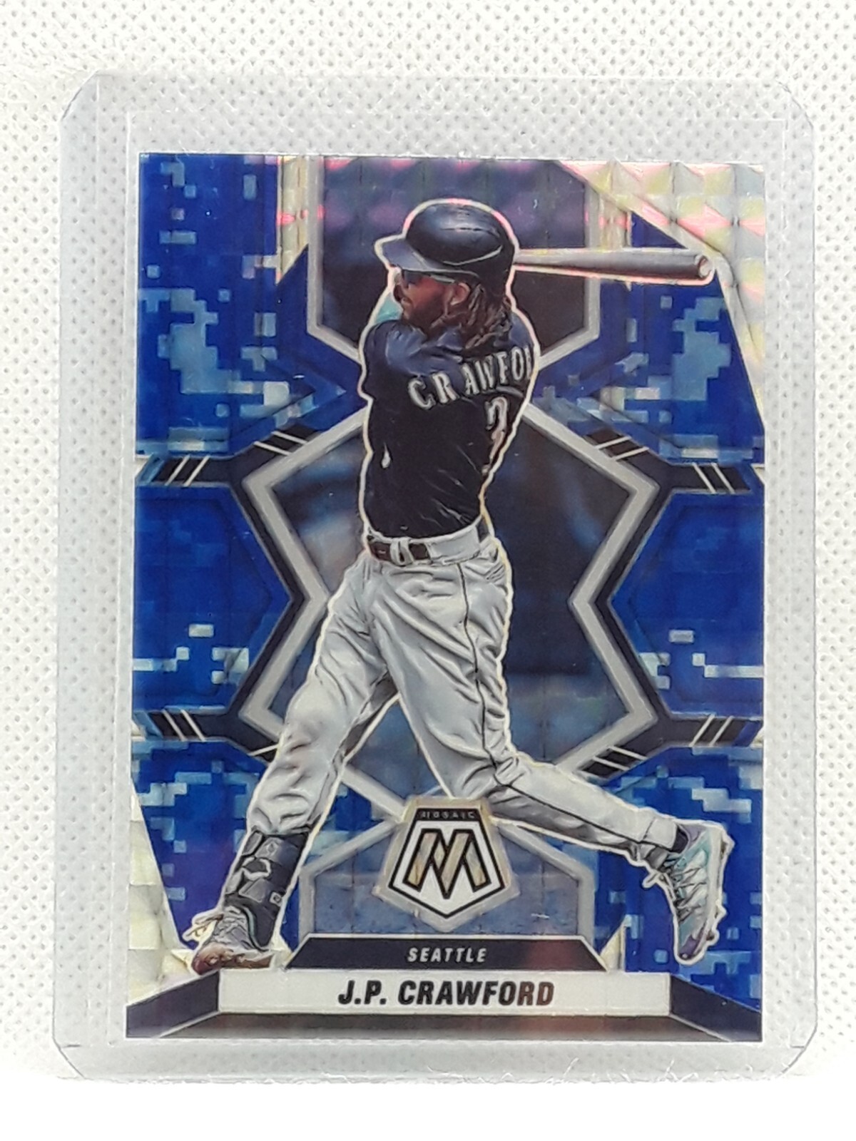 J.P. Crawford 2022 Mosaic Baseball - #87 BLUE - Seattle