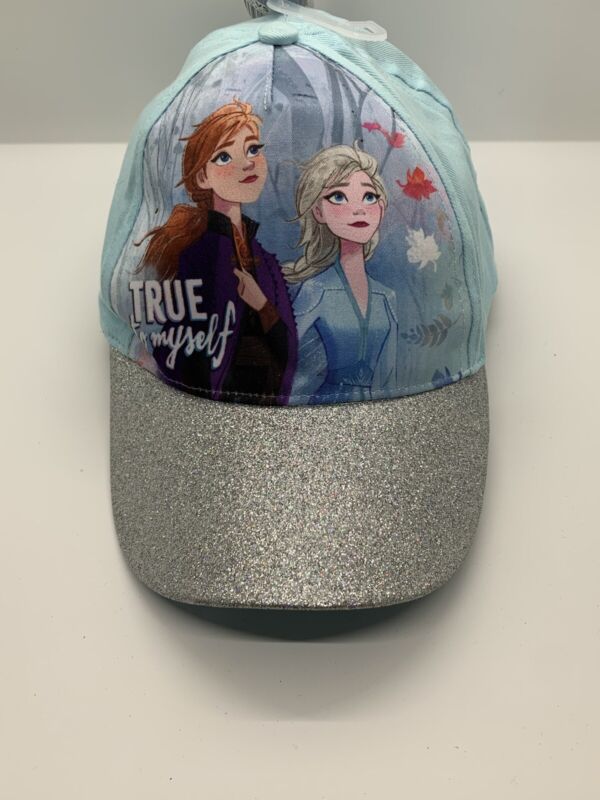 Disney frozen Hat "True to Myself" Anna and Elsa Snap Hat