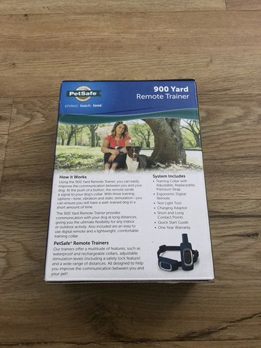 Petsafe 900 Yard Remote Trainer PDT00-16123 Tone Vibration Static Training NEW