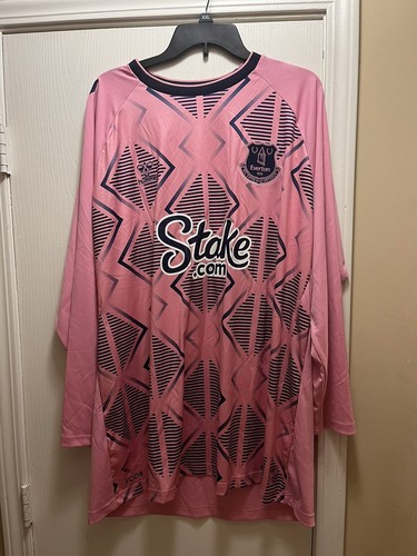 Everton Hummel ピンクサッカーウェア NWT 22-23 Hummel Everton Soccer Pink Away Long Sleeve Jersey