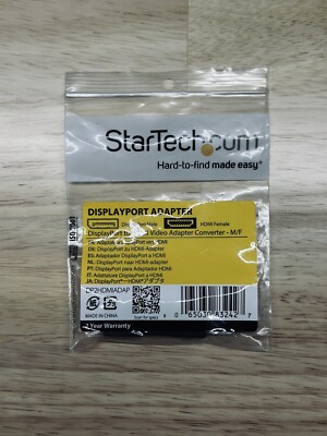 StarTech.com DisplayPort to HDMI Adapter, 1080p Compact DP to HDMI Adapter/Vi...