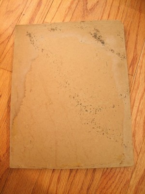 OLD B&W Horse Racing Photo Mounted on Cardboard Backing