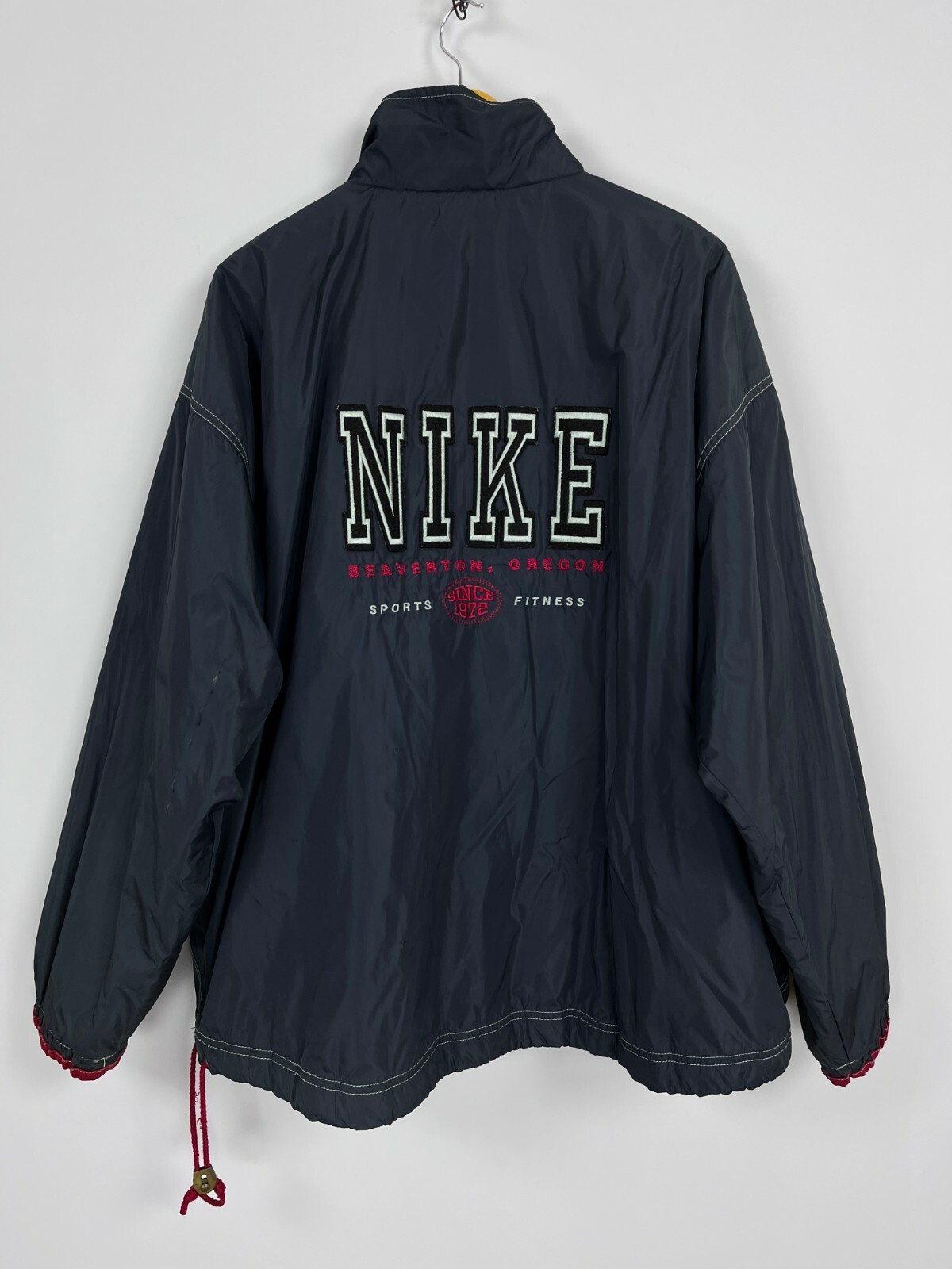ジャケット・アウター vintage NIKE aorak jacket di Rare Vintage 90's NIKE Big Logo Embroidered Insulated Anorak