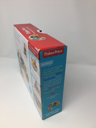 NIB Fisher-Price Comfort Vibe Play Wedge Tummy Toy Sensory Fine Motor Developmnt