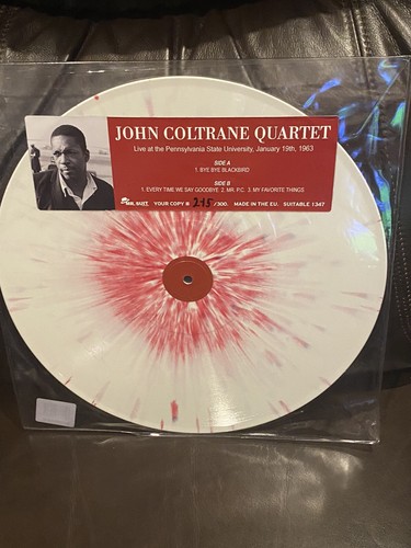 JOHN COLTRANE QUARTET Live At Penn St. U Splatter VINYL LP  215/300