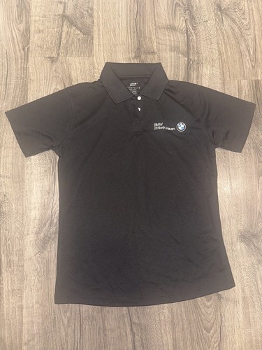 BMW Polo Shirt Ultra Club Men's Small Black Short Sleeve BMW