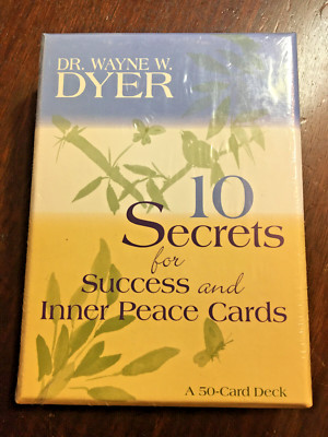 10 Secrets for Success and Inner Peace Cards- Dr. Wayne W. Dyer New, 50 Card