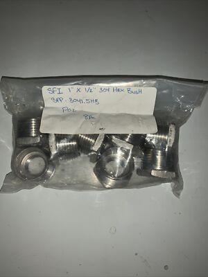 Pack Of 8 - Wurth 304 1'' X .5'' 150# HEX BUSHING A351, SFP.3041.5HB