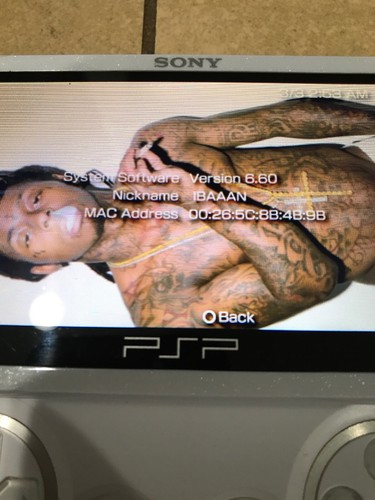 Sony Playstation PSP Go White 16GB PSP-N1001 TESTED China UMD Portable Works PS