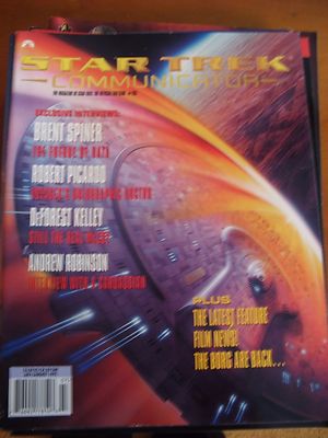 Star Trek Communicator Magazine #101-107, 109-110  Near Mint