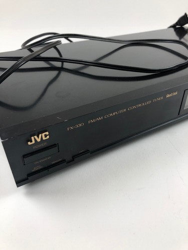 JVC FX-330 FX-330BK AM FM Stereo Digital Audio Computer Controlled Tuner (WORKS)